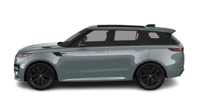 Range Rover Sport P400 side view - luxury SUV rental Dubai - Automan Car Rental