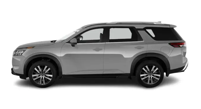 Nissan Pathfinder SL 2024 side view - SUV rental Dubai